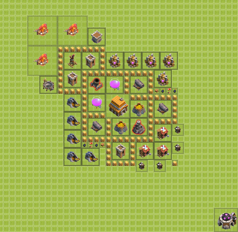 Как сделать хорошую базу в clash of clans тх 4 Как сделать хорошую базу в clash of clans тх 4
